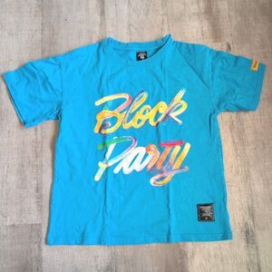Japanese Brand Upsoar Family  T-shirt Block Party Blue Size M